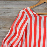 Sand & Sea Blouse in Watermelon: Alternate View #2