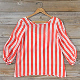 Sand & Sea Blouse in Watermelon: Alternate View #3