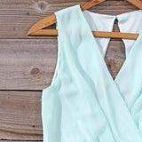 Sea Crystal Romper in Mint: Alternate View #2