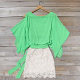 Sea Glass Lace Dress: Alternate View #4