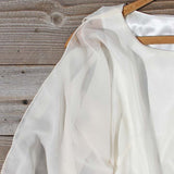 Sequined Autumn Dress in Cream: Alternate View #2