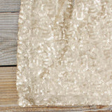 Sequined Autumn Dress in Cream: Alternate View #3