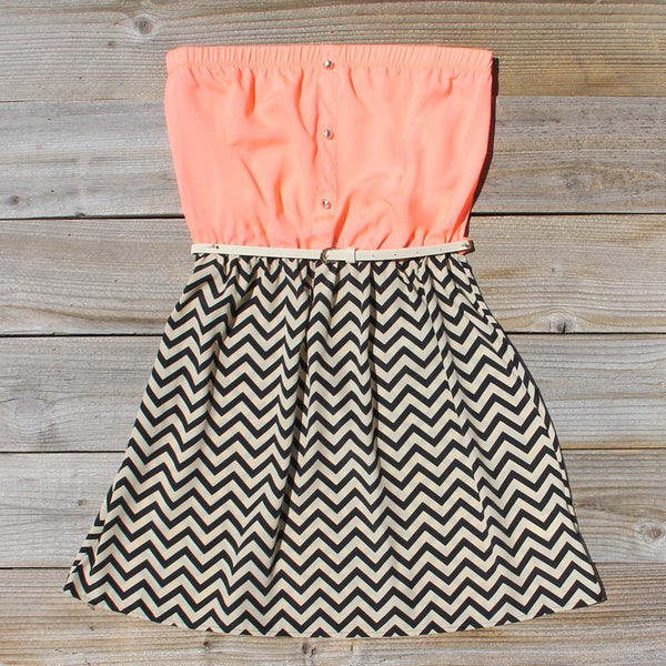 Sow & Seed Dress in Peach: Featured Product Image
