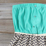 Sow & Seed Dress in Sea: Alternate View #2