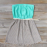 Sow & Seed Dress in Sea: Alternate View #1