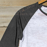 Spool Basics Baseball Sleeve Tee: Alternate View #2