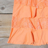 Spool Basics Ruffle Tank in Peach: Alternate View #3