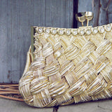 Spun Gold Party Clutch: Alternate View #2