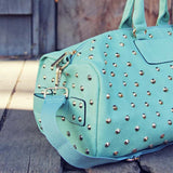 Studded Mint Duffle: Alternate View #2