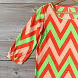 Sugarberry Chevron Dress: Alternate View #2