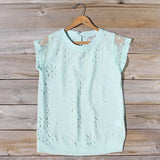 Honeysuckle & Mint Blouse: Alternate View #1