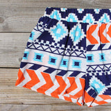 The Billy Native Shorts in Blue: Alternate View #2