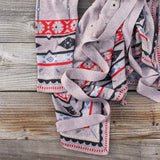 Birdsong Wrap Sweater in Dust: Alternate View #3