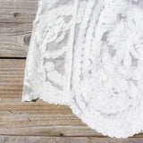 Summer Snow Lace Tank in White: Alternate View #3