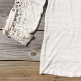 The Maddie Cozy Tee in Cream: Alternate View #3