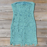 Wild Horses Lace Dress in Sage: Alternate View #4