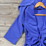 Flyaway Hoodie in Blue: Alternate View #2
