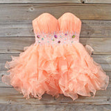 Spool Couture Peaches & Chiffon Dress: Alternate View #1