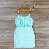 Midnight Lace Dress in Mint: Alternate View #4