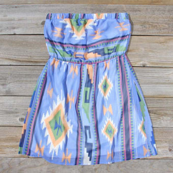 Ancient Meadow Dress in Blue