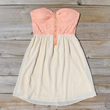 August Glow Dress in Peach: Alternate View #1
