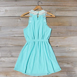 Cherished Beaded Dress in Turquoise: Alternate View #4