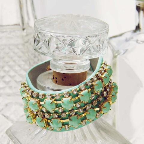 Treasured Stacks Bracelet in Mint
